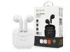 Devia TWS Bluetooth sztereó headset v5.3 + töltőtok - Devia TWS-K1 Wireless Earphone with Charging Case - fehér