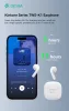 Devia TWS Bluetooth sztereó headset v5.3 + töltőtok - Devia TWS-K1 Wireless Earphone with Charging Case - fehér