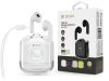 Devia TWS Bluetooth sztereó headset v5.3 + töltőtok - Devia TWS-M6 Wireless Earphone with Charging Case - fehér