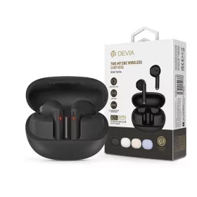   Devia TWS Bluetooth sztereó headset v5.3 + töltőtok - Devia TWS-M7 ENC Wireless Earphone with Charging Case - fekete
