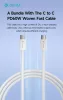 Devia Smart Series 30W GaN PD+QC hálózati gyorstöltő adapter + Type-C/Type-C kábel - fehér