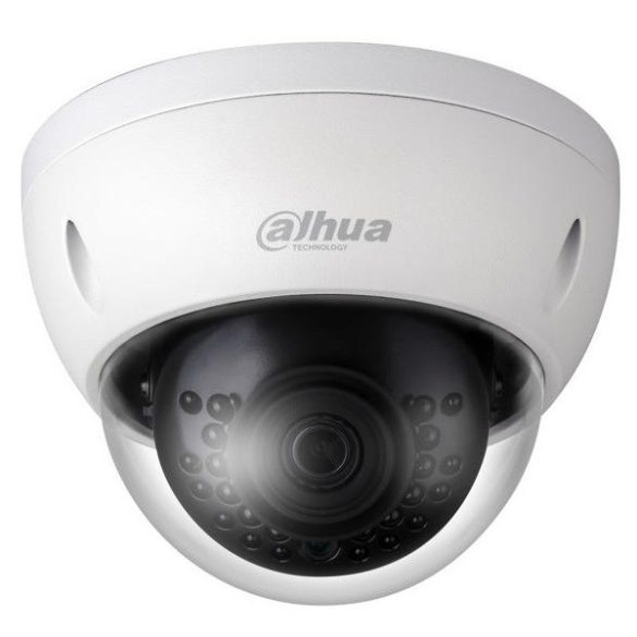 Dahua IP dómkamera - IPC-HDBW1230E (2MP, 2,8mm, kültéri, H265+, IP67, IR30m, ICR, DWDR, 3DNR, PoE, IK10)