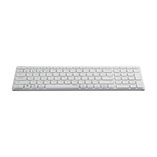 Rapoo E9700M vezeték nélküli billentyűzet BT+2.4GHz - fehér (217473)