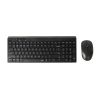 Rapoo 8050T vezeték nélküli billentyűzet és egér szett BT+2.4GHz - fekete (192502)