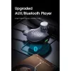 Rock Bluetooth FM-transmitter / szivargyújtó töltő - 2xUSB + MP3 +              TF-kártyaolvasó + AUX + PD/QC3.0 - Rock B302 - fekete