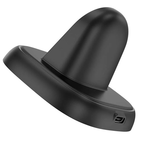 HOCO Qi univerzális vezeték nélküli töltő állomás Samsung Galaxy Watch órához - HOCO CW49 Sam Watch Charger - fekete