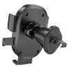 HOCO univerzális szellőzőrácsba illeszthető  autós tartó 4,5-7'' méretű         készülékekhez - HOCO H18 Mighty Air Vent Car Holder - fekete