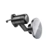 HOCO univerzális szellőzőrácsba illeszthető mágneses autós tartó 4,5-7 '' méretű készülékekhez, MagSafe gyűrűvel - HOCO H23 Air Outlet Car Holder - fekete/ezüst