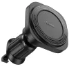 HOCO univerzális szellőzőrácsba illeszthető mágneses autós tartó 4,5-7'' méretű készülékekhez - HOCO H28 Magnetic Air Vent Car Holder - fekete