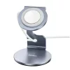 HOCO asztali állvány iWatch mágneses vezeték nélküli töltőhöz - HOCO HD7 iWatch Charging Desktop Stand - szürke