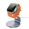 HOCO asztali állvány iWatch mágneses vezeték nélküli töltőhöz - HOCO HD7 iWatch Charging Desktop Stand - szürke
