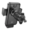 HOCO univerzális szellőzőrácsba illeszthető autós tartó 4,5-7 '' méretű         készülékekhez - HOCO H36 Air Outlet Car Holder - fekete