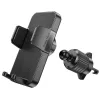 HOCO univerzális szellőzőrácsba illeszthető autós tartó 4,5-7 '' méretű         készülékekhez - HOCO H36 Air Outlet Car Holder - fekete