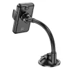 HOCO univerzális műszerfalra/szélvédőre helyezhető autós tartó 4,5-7 '' méretű készülékekhez - HOCO H38 Car Holder - fekete