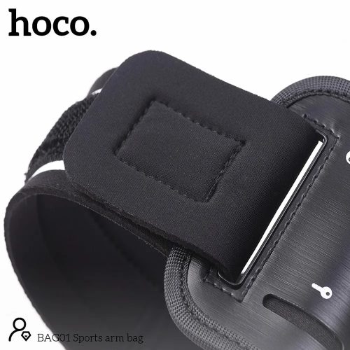 HOCO univerzális kartok sportoláshoz, max. 6,7'' méretű készülékekhez - HOCO Bag01 Sports Arm Bag - fekete