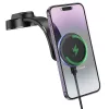 HOCO HW25 15W Qi vezeték nélküli, mágneses műszerfalra autós tartó/gyorstöltő MagSafe - fekete