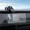 HOCO HW25 15W Qi vezeték nélküli, mágneses műszerfalra autós tartó/gyorstöltő MagSafe - fekete