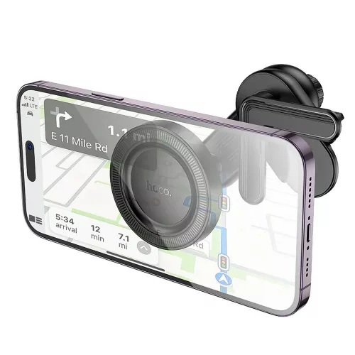 HOCO H57 mágneses telefontartó kijelzőre - 4,5-7" méret - fekete