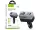 HOCO Z65A 165W/24V PD QC3.0 2xUSB-C+USB-A autós töltő adapter+ autós aljzattal - fekete/ezüst