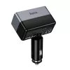 HOCO Z65A 165W/24V PD QC3.0 2xUSB-C+USB-A autós töltő adapter+ autós aljzattal - fekete/ezüst