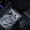 HOCO Z65A 165W/24V PD QC3.0 2xUSB-C+USB-A autós töltő adapter+ autós aljzattal - fekete/ezüst