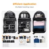 KandF Concept Beta Messenger egyvállas hardshell kamera hátizsák 10L, fekete