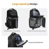 KandF Concept Beta Messenger egyvállas hardshell kamera hátizsák 10L, fekete