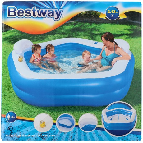 Bestway 54153 medence felfújható 213x207x69cm