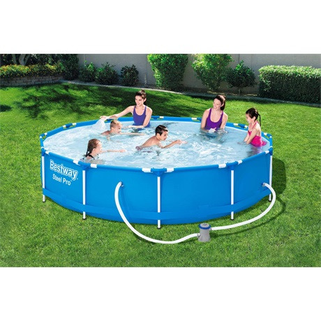Bestway 56681 medence merevfalú vízforgatós 366 x 76 cm