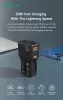 Devia többfunkciós globális hálózati töltő utazó adapter (CN/JP/US/EU/UK/AU) - Devia Global Multi-Function 20W PD + QC Mini Charger - fekete