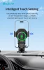 Devia műszerfalra / szélvédőre helyezhető vezeték nélküli autóstöltő/tartó - Devia Smart Series Inductive Wireless Vehicle Bracket - 15W - Qi szabványos - fekete