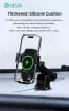 Devia műszerfalra / szélvédőre helyezhető vezeték nélküli autóstöltő/tartó - Devia Smart Series Inductive Wireless Vehicle Bracket - 15W - Qi szabványos - fekete