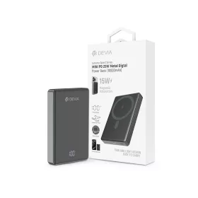   Devia Extreme Speed Series Mini Metal Digital PD 20W powerbank - 10.000 mAh - szürke