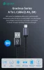 Devia Gracious Series v2 12W USB/Lightning adat-és töltőkábel 2m - fekete