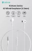 Devia Kintone A3 In-Ear sztereó fülhallgató - 3,5mm jack - fehér