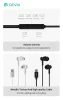 Devia Smart Series M1 Metal In-Ear sztereó fülhallgató - Type-C - fekete