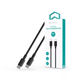   Devia Smart Series 100W Type-C/Type-C adat- és töltőkábel 1,5m - fekete