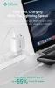 Devia Extreme Speed Series 65W GaN PD gyorstöltő adapter USB+2xType-C - fehér