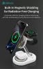 Devia Extreme Speed Series 15W Qi 3 In 1 vezeték nélküli töltő Smartphone/iWatch/Airpods - fehér