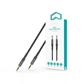   Devia iPure Series Woven AUX 3,5/3,5mm jack audio kábel 1m - fekete