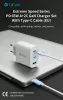 Devia Extreme Speed Series 65W GaN PD hálózati gyorstöltő adapter USB+2xType-C+Type-C kábel - fehér