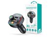 Devia Smart Series Bluetooth FM-transmitter/autós gyorstöltő 30W PD+QC 2xUSB/AUX/MP3 - fekete