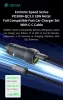 Devia Extreme Speed Series 30W PD+QC USB+Type-C autós töltő adapter+Type-C/Type-C kábel 1m - fekete