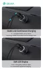 Devia Extreme Speed Series 30W PD+QC USB+Type-C autós töltő adapter+Type-C/Type-C kábel 1m - fekete