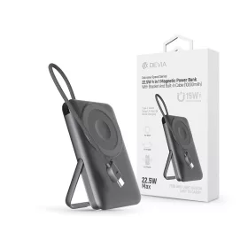   Devia Extreme Speed Series Magnetic 4in1 22.5W powerbank/állvány - Type-C - 10.000 mAh - szürke