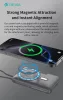 Devia Extreme Speed Series Magnetic 4in1 22.5W powerbank/állvány - Type-C - 10.000 mAh - szürke