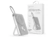 Devia Extreme Speed Series Magnetic 4in1 22.5W powerbank/állvány - Type-C - 10.000 mAh - ezüst