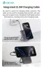 Devia Extreme Speed Series Magnetic 4in1 22.5W powerbank/állvány - Type-C - 10.000 mAh - ezüst