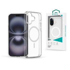   Devia Pure Clear Magnetic ütésálló tok - Apple iPhone 16 Plus - átlátszó