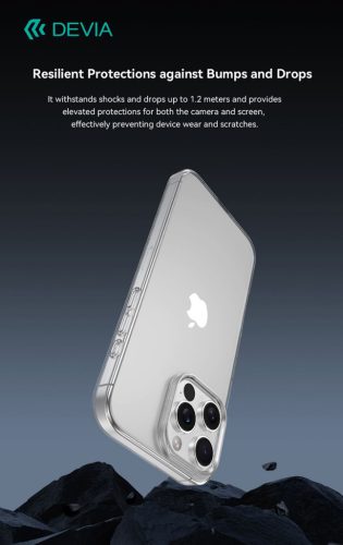 Devia Naked Series tok - Apple iPhone 16 Plus - átlátszó